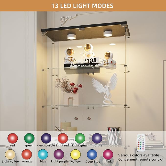 Beauty4U Glass Display Cabinet - Image 7