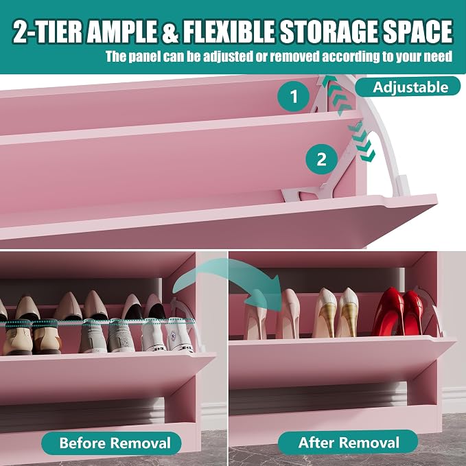 Xixini Shoe Storage Cabinet for Entryway - Image 4