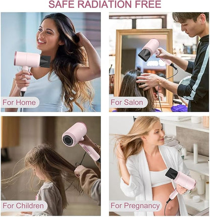 Slopehill Professional Ionic Hair Dryer, Powerful 1800W Fast Drying Low Noise - Image 7