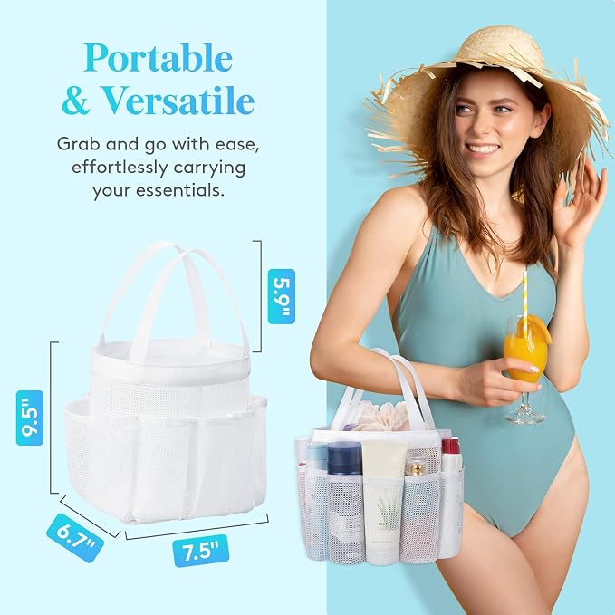 Lifewit Mesh Shower Caddy Portable - Image 2