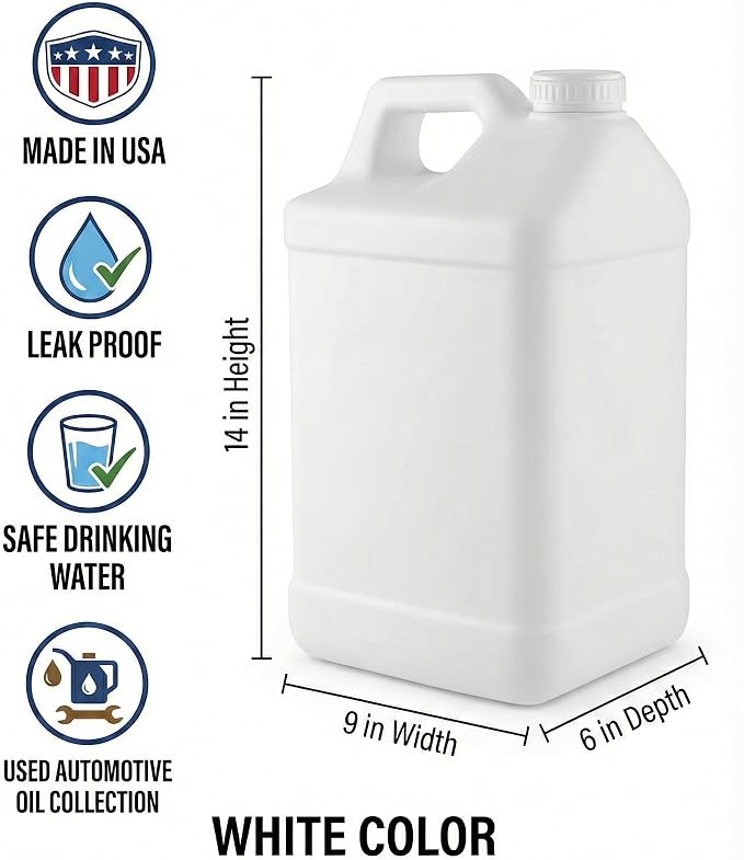 kitchentoolz 2.5 Gallon Water Jug – Heavy-Duty HDPE Carboy - Image 6