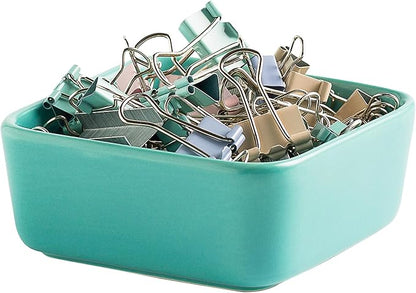 Ceramic Paper Clip Holder for Desk Cute Binder Holder Paperclip Holders for by Mecaikru