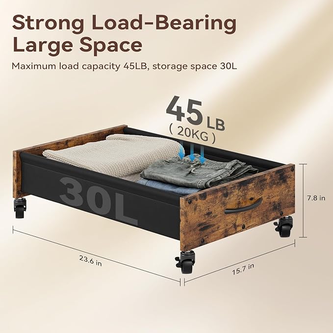 FOUCSSOMEI Under Bed Storage - Image 2