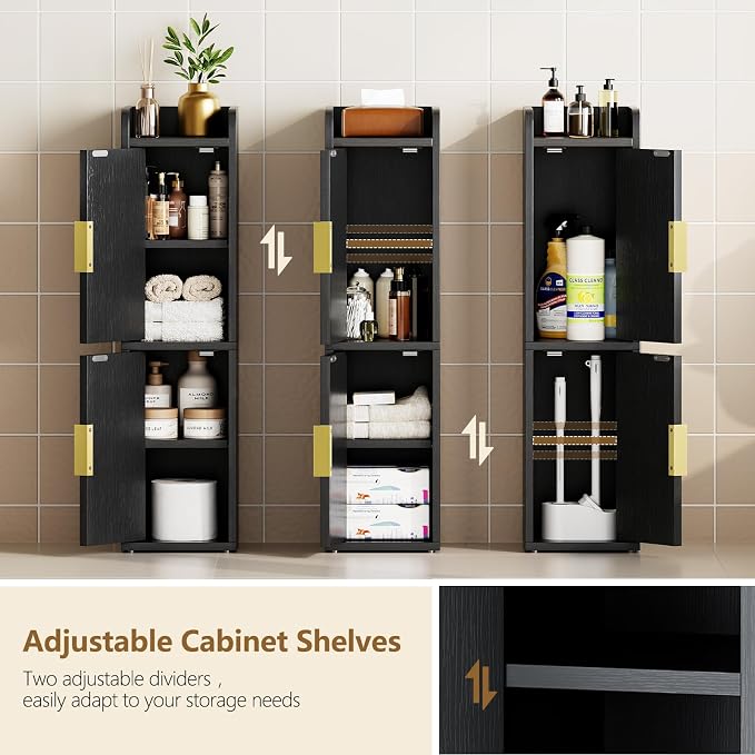 Yoobure Small Bathroom Storage Cabinet - Image 6