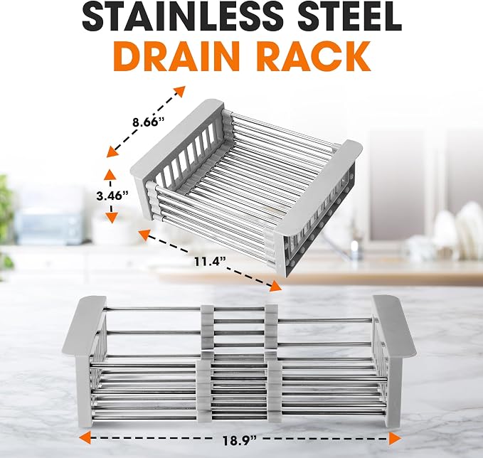 Cheer Collection Sink Drying Rack - Image 3