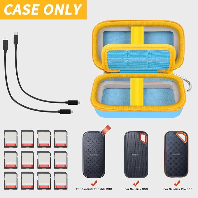 Case Compatible with SanDisk Extreme Pro/for SanDisk Portable SSD 1TB 2TB 4TB - Image 2