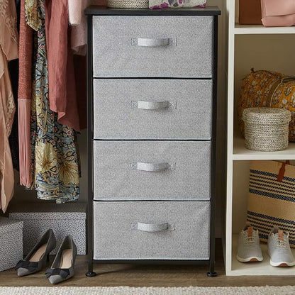 Amazon Basics Fabric 4-Drawer Storage Organizer Unit - Image 2