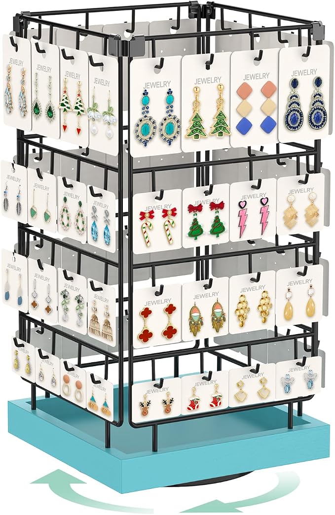 EsLuker.ly Rotating Earring Display Holder Stand by EsLukerly