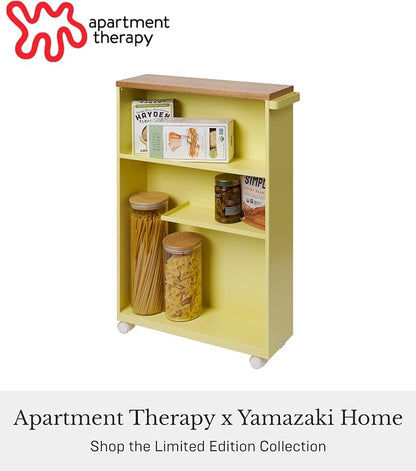 YAMAZAKI Home Bathroom Cart, Rolling Slim Utility Storage - Image 2