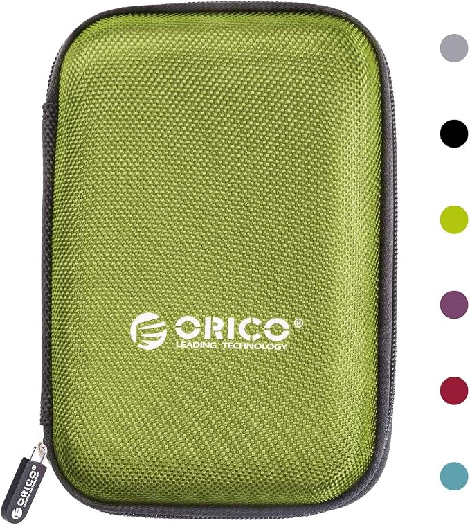 ORICO Hard Drive Case 2.5 inch External Drive Storage Carrying Bag Waterproof by ORICO