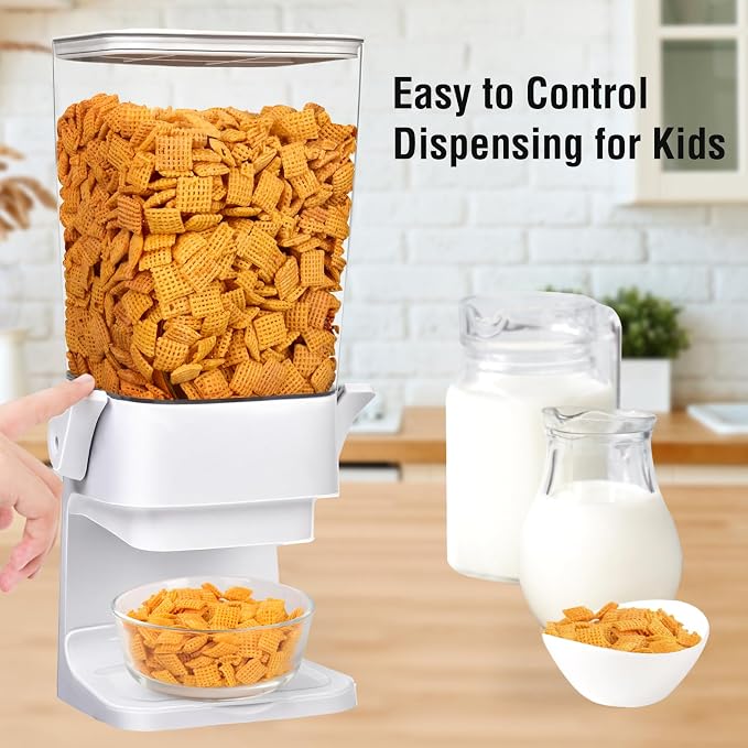 Cereal Dispenser Countertop, 5.5L Cereal Containers Storage Dispenser - Image 4