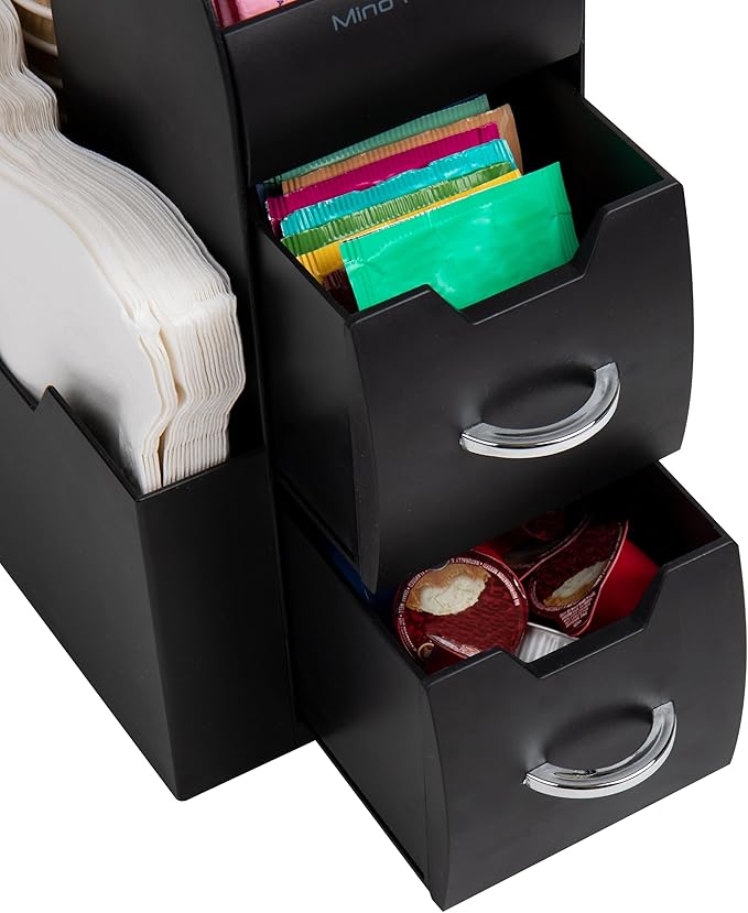 Mind Reader Cup and Condiment Station, Countertop Organizer, Coffee Bar - Image 4
