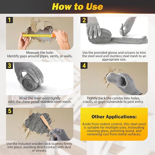 Steel Wool Mice Control - Image 6