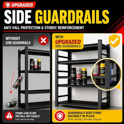 Garage Shelving, 3300 LBS Storage Shelves - Image 7