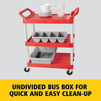 Rubbermaid Commercial Products Standard Bus/Utility Box, 4.6-Gallon, Heavy Duty - Image 2