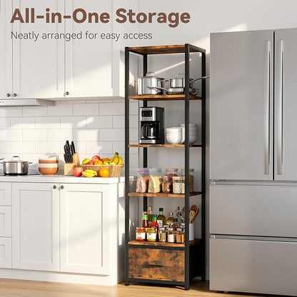 Housolution 6 Tier 60.6" Tall Bookshelf - Image 6