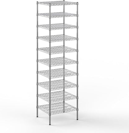 21" Deep x 24" Wide x 86" Height Wire Shelving Kit | 10-Tier | NSF Commercial by Regal+Altair