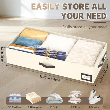 OIAHOMY 2 Pack Under Bed Storage - Image 3