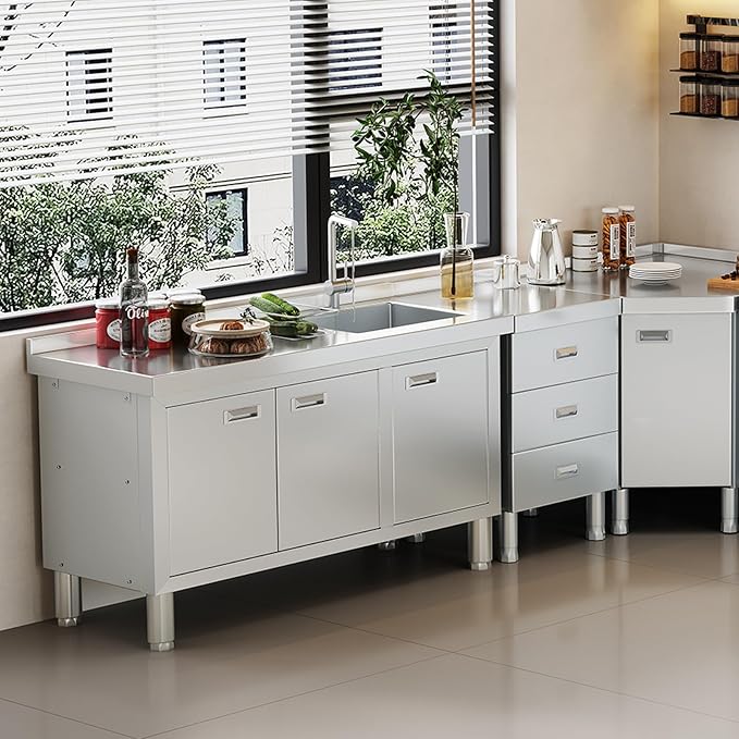 WWK 47" x 21" Stainless Steel Sink - Image 2