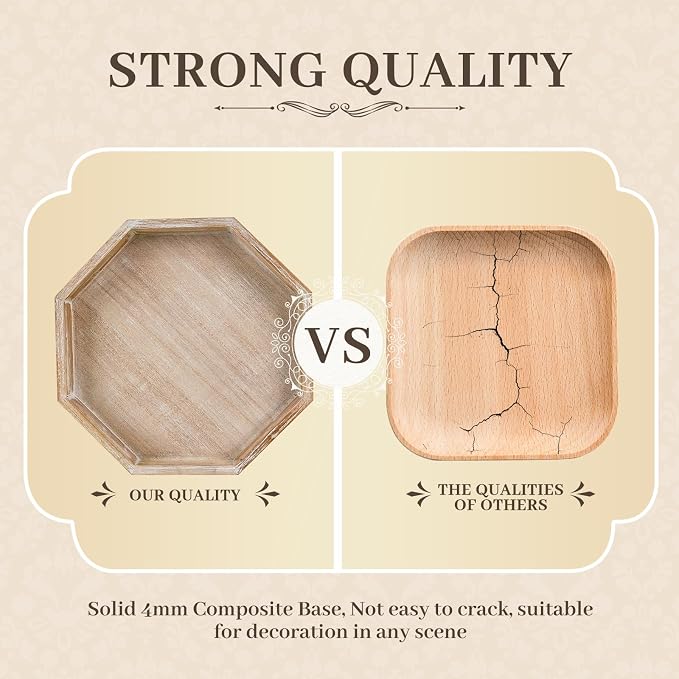 Wooden Decorative Tray, Small Serving Tray - Image 5