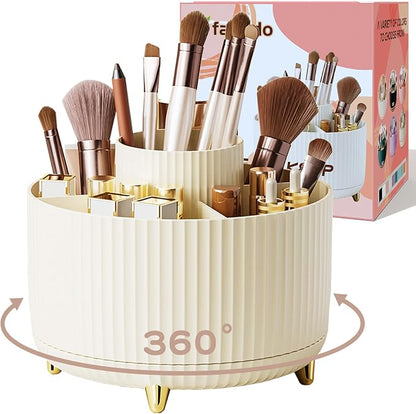 360° Rotate Makeup Brush Holder Organizer, Makeup Organizers Countertop by Unknown