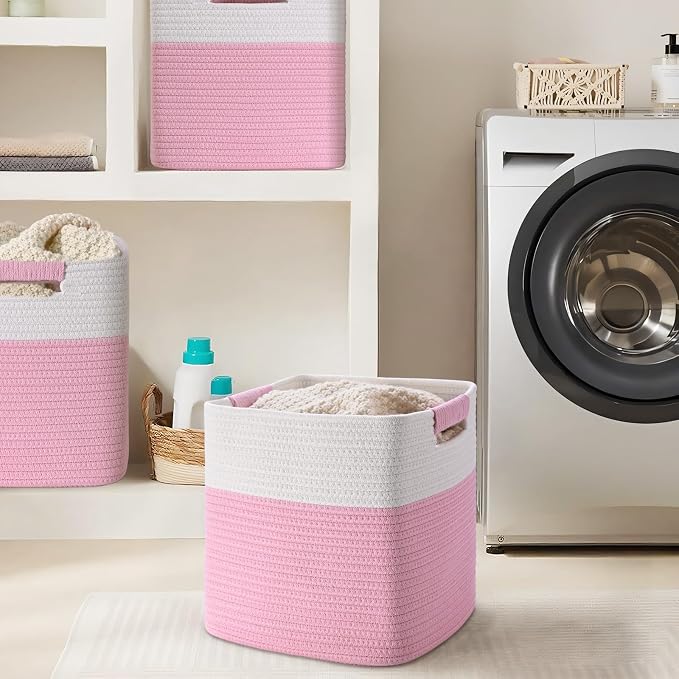 11 Inch Storage Cubes, 3 Pack Cube Storage Bins - Image 6