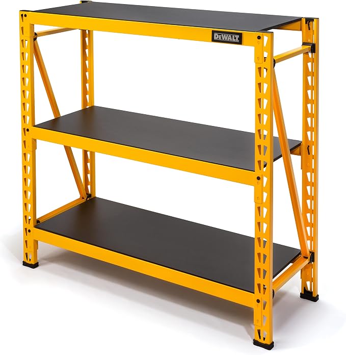 DEWALT 4-Foot Tall, 3-Shelf Industrial Workshop/Garage Storage Rack, Total by Unknown