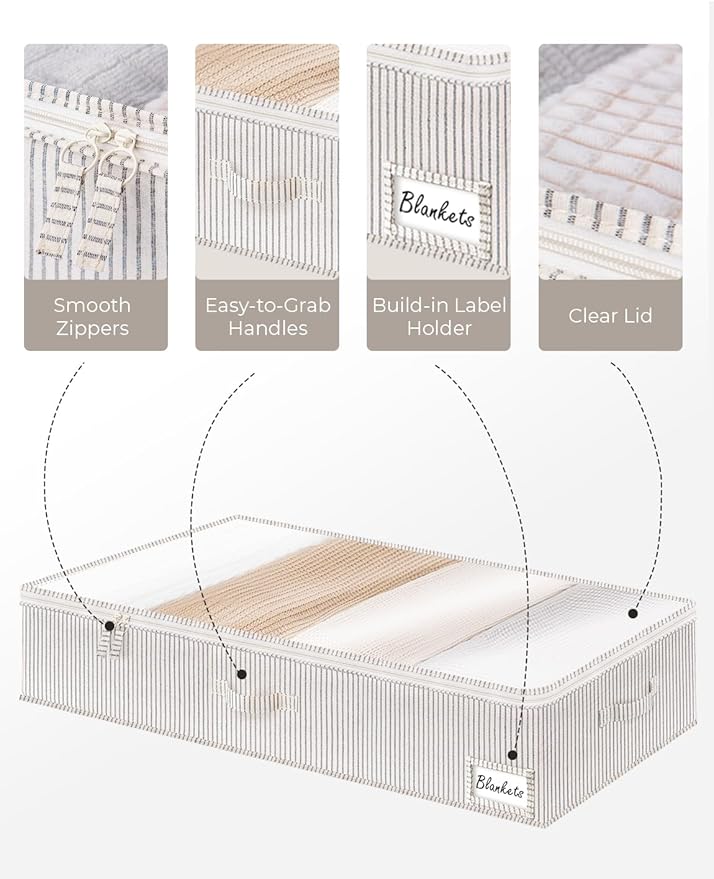 StorageWorks Extra Large Under Bed Storage Containers - Image 3