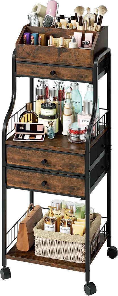 SWTYMIKI Rolling Makeup Organizer Cart by SwtyMiki-TidyHomeSweetLife
