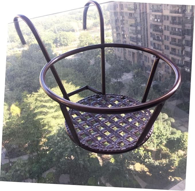 3pcs Hanging Flower Pot Rack Decorative Iron Planter Holder - Image 4