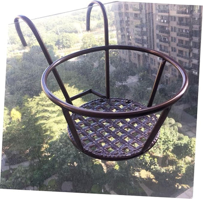 3pcs Hanging Flower Pot Rack Decorative Iron Planter Holder - Image 4