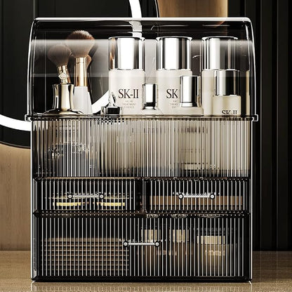 MOOCHI Professional Large Cosmetic Makeup Organizer Bathroom Storage Display - Image 5