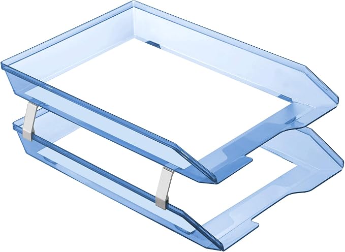 Acrimet Facility 2 Tier Letter Tray, Front Load, Letter Size/A4, Desktop File - Image 2
