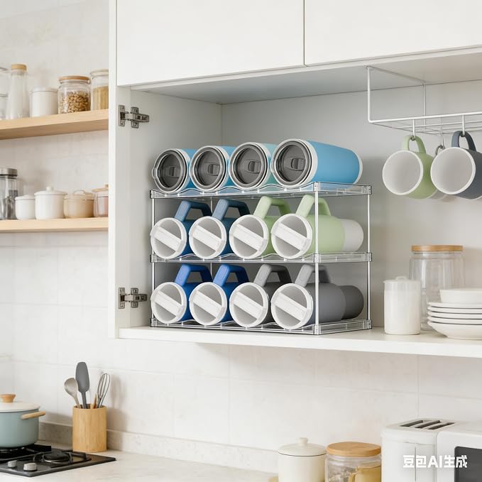 Yieach 3 Tier Waterbottle Organizer - Image 2