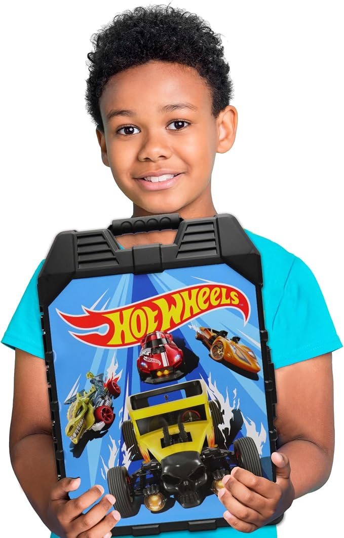 Tara Toys Hot Wheels 48-Car Storage Case – Durable Plastic Carrying Case - Image 8
