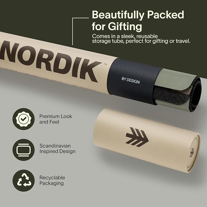 Nordik Felt and Leather Desk Mat - Image 3