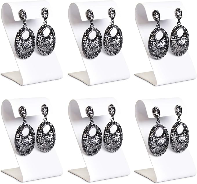 MOOCA 6 Pcs Earring Stand Display, 3 1/4 in H, Earring Jewelry Display Stands by Mooca