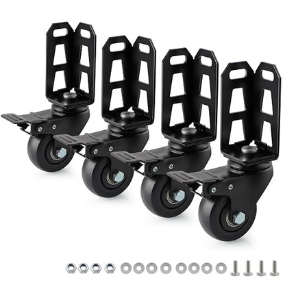 3" Storage Rack Caster Wheels, Storage Shelf Accessories Fit to Boltless Self by Unknown