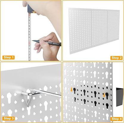 TORACK 3 PCS Metal Pegboard Panels - Image 7