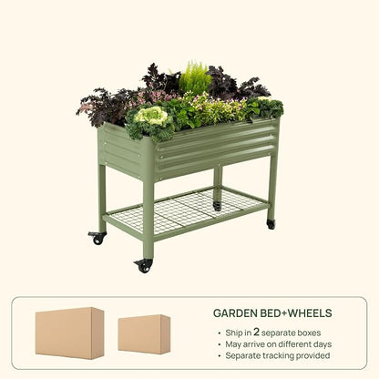 Rolling Elevated Raised Garden Bed-V Series, 700 Lbs Weight Capacity, Outdoor - Image 3