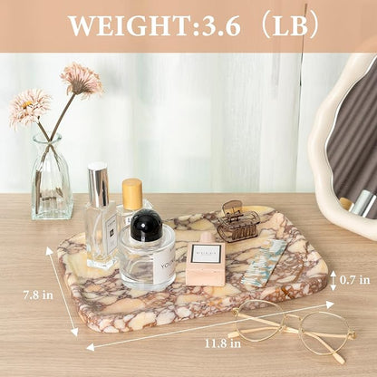 Calacatta Marble Vanity Trays, Marble Bathroom Tray Countertop, Luxury - Image 3