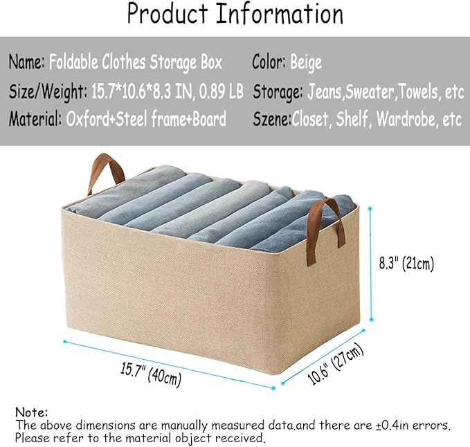 AARAINBOW Linen Closet Organizer Storage Bin - Image 2