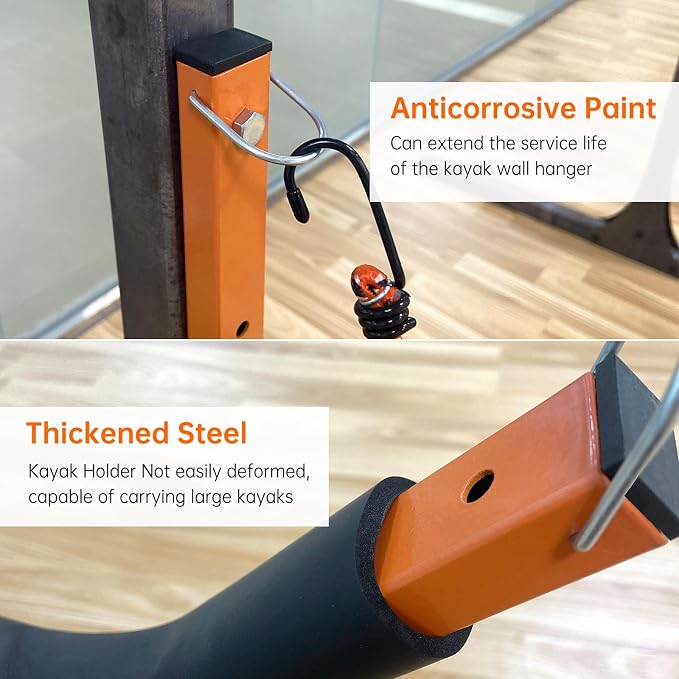 26" Kayak Wall Mount Storage Rack - Image 7