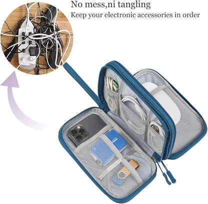 CAAORDKSO Electronics Organizer Travel Case, Water Resistant Cable Organizer - Image 5