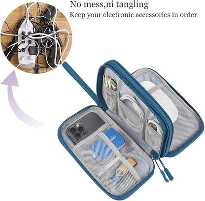 CAAORDKSO Travel Essentials Electronics Organizer Tech Pouch, Waterproof Cable - Image 5