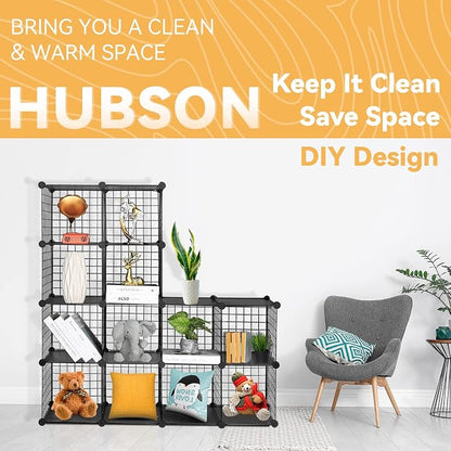 HUBSON Wire Cube Storage Organizer, Book/Toy/Craft/Potted Plants and petCloset - Image 6