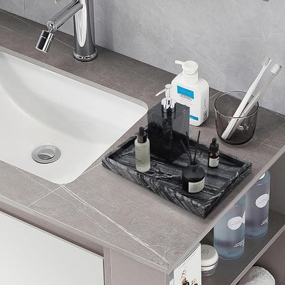Real Natural Marble Tray for Bathroom, Kitchen and Desktop, Rectangle Genuine - Image 5