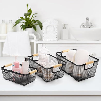 Noamus 3 Pack Metal Mesh Basket - Image 6