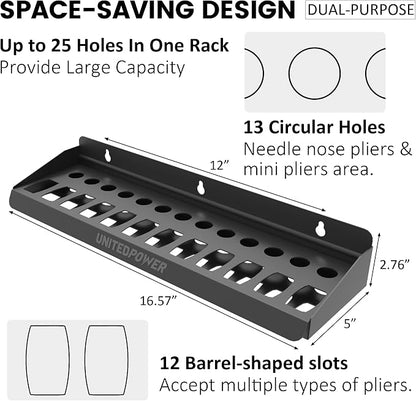UNITEDPOWER Pliers Holder, Wall Mount Storage Rack Organizer - Image 2