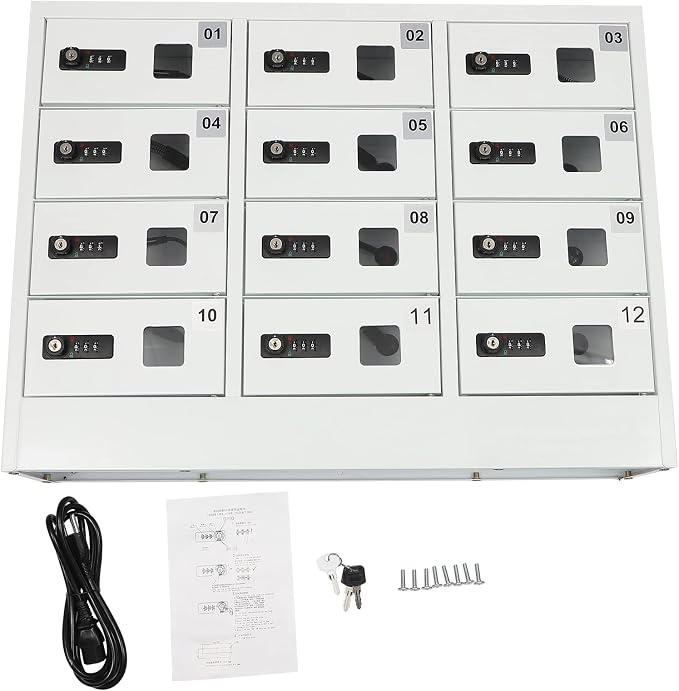 12 Slot Cellphone Charging Station Cell Phone Locker - Image 7